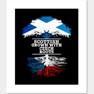 Scottish Grown With Czech Roots - Gift for Czech With Roots From Czech Republic Posters and Art